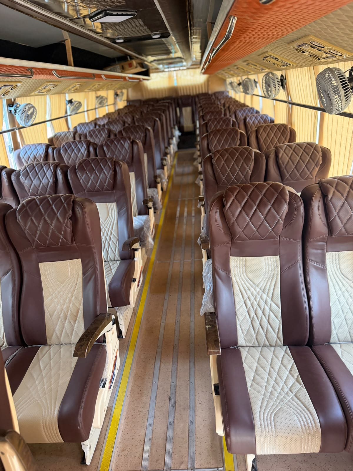 50-Seater AC Luxury Coach interior 2