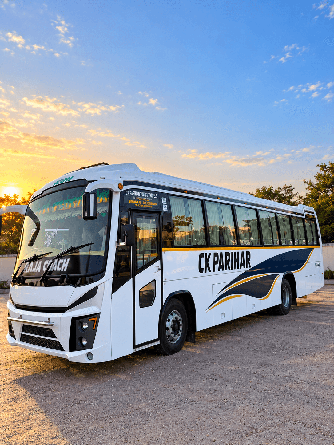 50-Seater AC Luxury Coach exterior